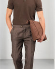KNIT POLO - SAND