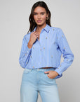 COSETTE CROP HI LOW SHIRT