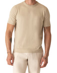 COTTON LINEN MODERN CREWNECK - DEKE
