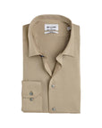 JERSEY DRESS SHIRT - SAND