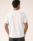 Bastille Direct Printed T-Shirt Azul — White — Detail Back