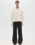 SLEAZER CROPPED OVERSHIRT - DOM REBEL