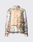 Printed twill shirt