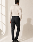 Briglia Isolas Drawstring Dress Pant – BLACK - Full Back Model