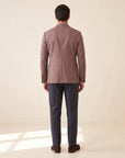 Circolo 1901 Cashmere-Touch Long-Sleeve Crewneck – OFF WHITE - Full Back Model