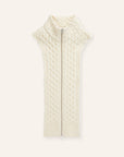 Upstate Wool Dickey — Ivory – IVORY - Isolated Front