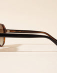 Vintage Frames Lebowski Black & Brown Acetate – Brown – BLACK / BROWN / BROWN - Side profile