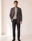 MICHELANGELO WATER WASH 5 POCKET - BLACK – BLACK - Full Front Model