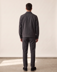 HERRINGBONE COACH JACKET - LES DEUX – BLACK - Full Back Model