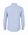SAND Performance Dobby Shirt – BLUE - Ghost Mannequin Back