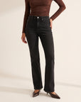 Pistola Evie High Rise Slim Boot Pant — Jet Set – JET SET - Hero Front (above waistband to shoes)