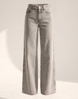 Kasey Mid-Rise Wide-Leg Jean — Backroad Grey – BACKROAD GREY - Ghost Front