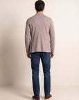 MICHELANGELO NAVY USED R-ELAX JEANS - BLUE – BLUE - Full Back Model