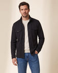 FRADI SLJ Overshirt – BLACK - Hero Front