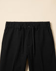 FRADI SLJ Jogger2 Trousers – BLACK - Waist Drawcord Detail