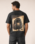 Bastille Alcantara Printed T-Shirt — Black — Detail Back