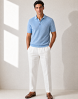 SAND Knit Johnny Collar – SKY - Hero Front