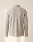 Gran Sasso Milano-Rib Shirt Jacket — Slate - SLATE - Ghost Mannequin Back
