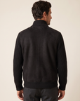 ECO SHEARLING AND SUPER GEELONG JACKET – BLACK - Hero Back