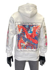 ALCANTARA PRINT HOODIE - BASTILLE