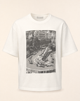 Bastille Direct Printed T-Shirt Curve — White — Ghost Mannequin Front