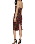 Caprice Strapless Midi Dress - LAGENCE