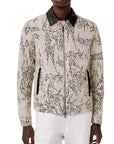 CORDOVA BOUCLE JKT WITH LEATHER TRIM - JOHN VARVATOS