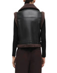 Daniels Sherpa Combo Vest - SIMKHAI