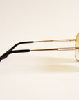 Vintage Frames Bellagio Two-Tone Yellow / White Gold – Photochromatic Light Yellow Gradient – TWO-TONE YELLOW / WHITE GOLD / PHOTOCHROMATIC LIGHT YELLOW GRADIENT - Side profile