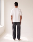 HEAVYWEIGHT T-SHIRT - LES DEUX – WHITE - Full Back Model