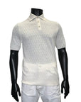 FARREL ARGYLE KNIT POLO - GALLIA