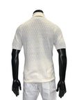 FARREL ARGYLE KNIT POLO - GALLIA