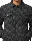 FLEECE MOCK NECK JACKET - JOHN VARVATOS