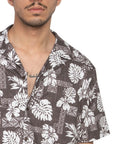 FLOWER PRINT SHORT SLEEVE SHIRT - DESOTO