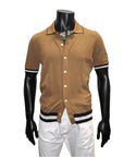 GAUZE FULL BUTTON POLO - GRAN SASSO