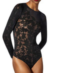 Graphic Flower String Bodysuit - WOLFORD