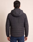 ROVOR Redding Four-Way Stretch Hooded Jacket – BLACK - Mid-Body Back