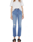 Highwaist Rider Ankle Fray Jeans - MOTHER