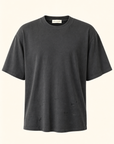 Bastille Alcantara Printed T-Shirt — Black — Ghost Mannequin Front