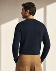 HERRINGBONE CREWNECK
