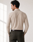 SAND Jersey Dress Shirt – TAN - Hero Back
