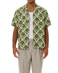 LESLEY FLOWER TILE AOP SS SHIRT - LES DEUX