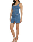 Midy Button Front Tank Dress - L'AGENCE