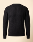 CHAINLINK CREWNECK – BLACK - Ghost Back