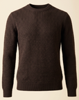 CHAINLINK CREWNECK – CHOCOLATE - Ghost Front
