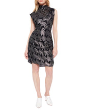 Load image into Gallery viewer, Nori Asymmetric Mockneck Dress - JOIE
