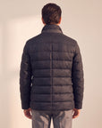 DUNO Master T Technical Wool Down Jacket – BLACK - Mid-body back