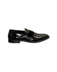 PATENT LEATHER WITH VELVET TRIM DRESS SHOE - DEBONAIR