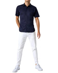 PRINTED SHORT SLEEVE SHIRT - DESOTO