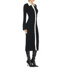 Rib Polo Dress - AUTUMN CASHMERE